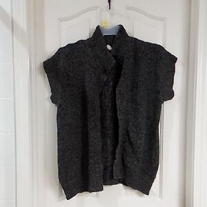 Bobbie Brooks Charcoal Knit Cardigan